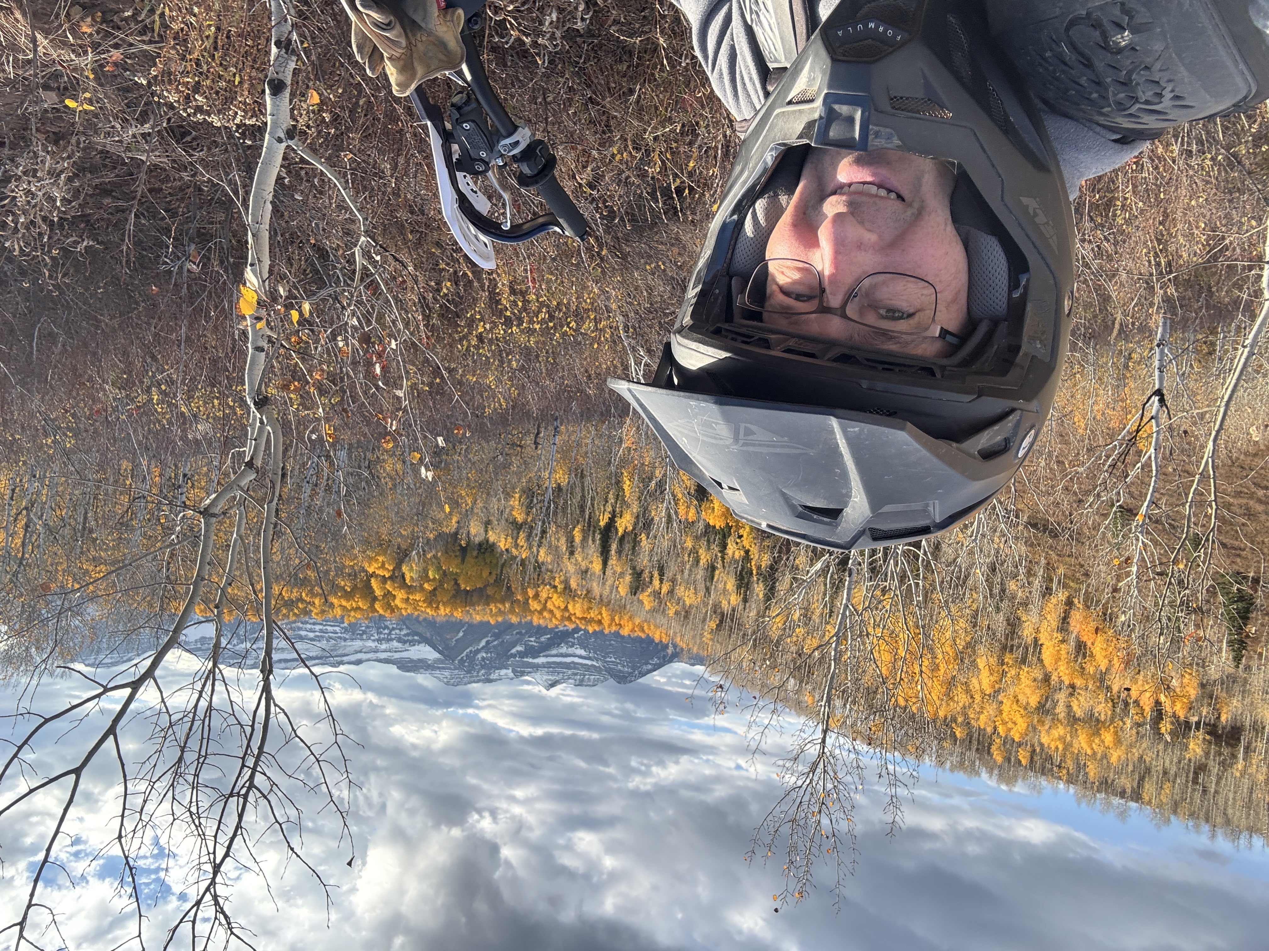 Jed Taylor trail riding in the Utah mountains
