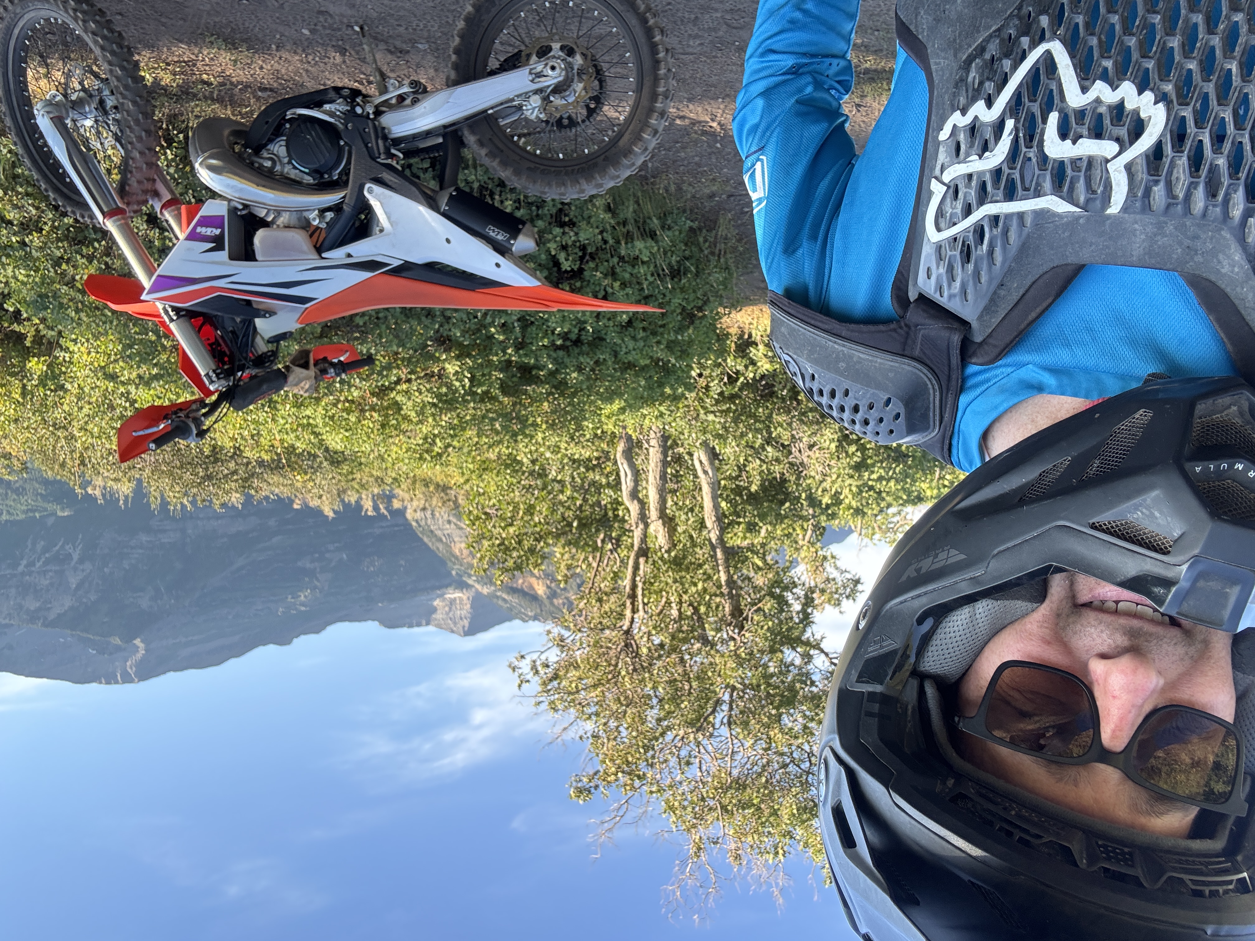 Jed Taylor on a mountain trail ride